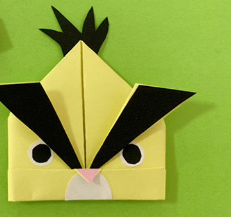 愤怒的小鸟手工折纸步骤图片