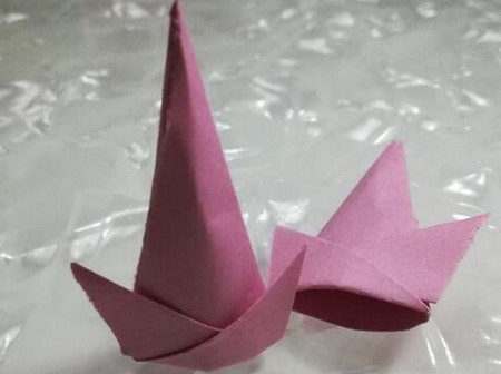 折纸魔术帽子的折法图解